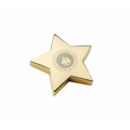 Superstar Gold Brass Paperweight